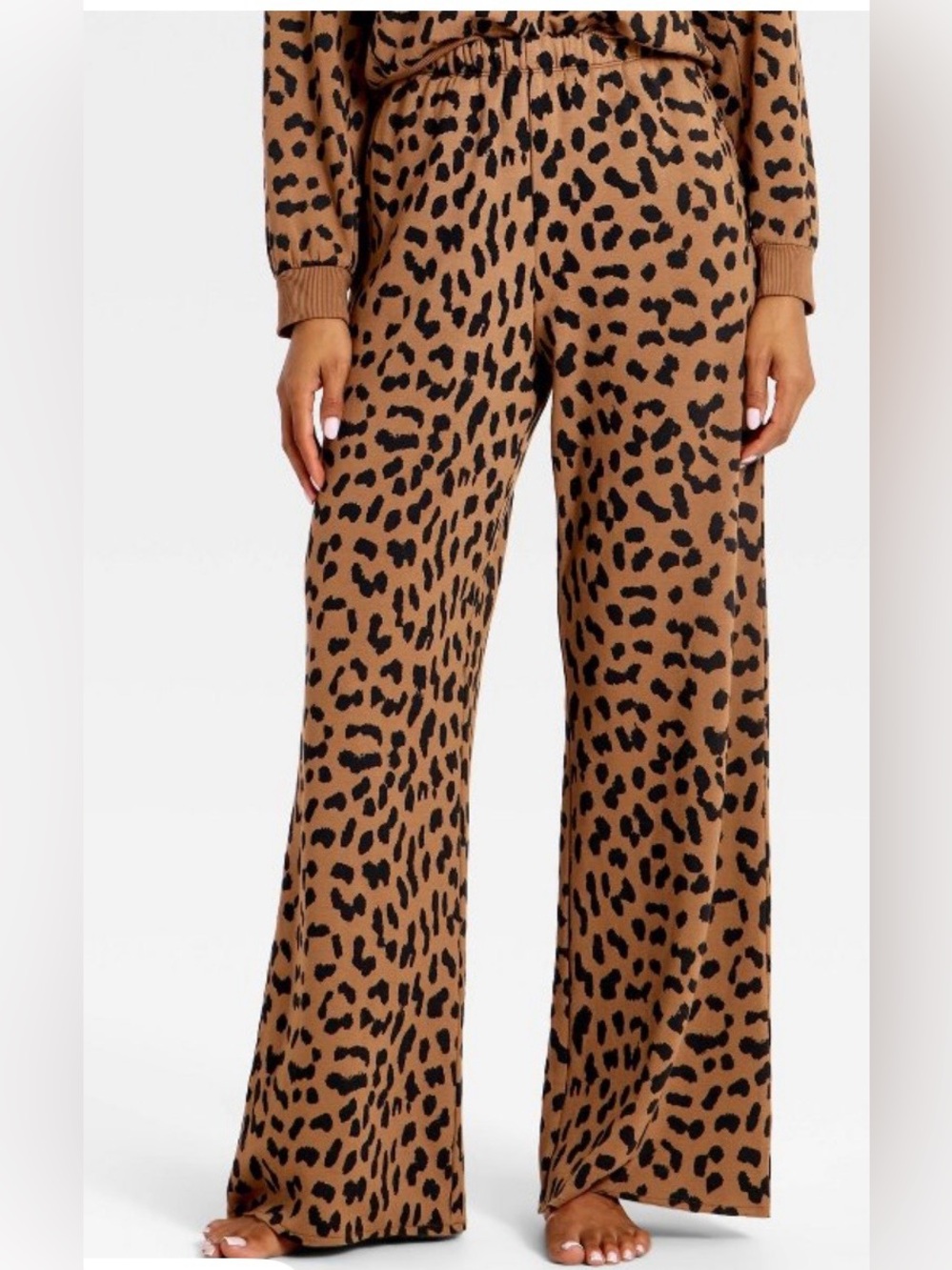 Wild Fable Soft French Terry Fleece Wide Leg Lounge Pants